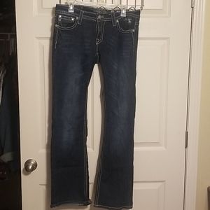 30x34 Miss Me Signature Boot bling jeans